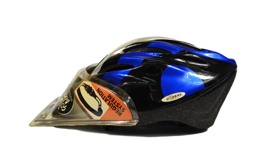 Шлем велосипедный "GOOD BIKE" M 56-58 см черно/синий 88854/8-IS фото