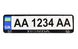 Рамка номерного знака пластик с объемными буквами Honda 52х13,5х2см (2шт) 24-005 фото 2