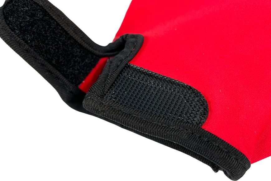 Велоперчатки детские 6-8 лет размер M красные "FUNNY" 90944R-IS фото