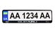 Рамка номерного знака с объемными буквами Subaru 52х13,5х2 см (2шт) 24-016 фото 2