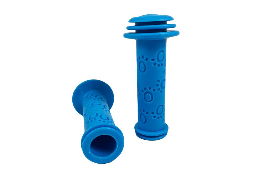 Грипсы руля резиновые 110 мм синие "PUPPY" 2 шт 90053B-IS фото