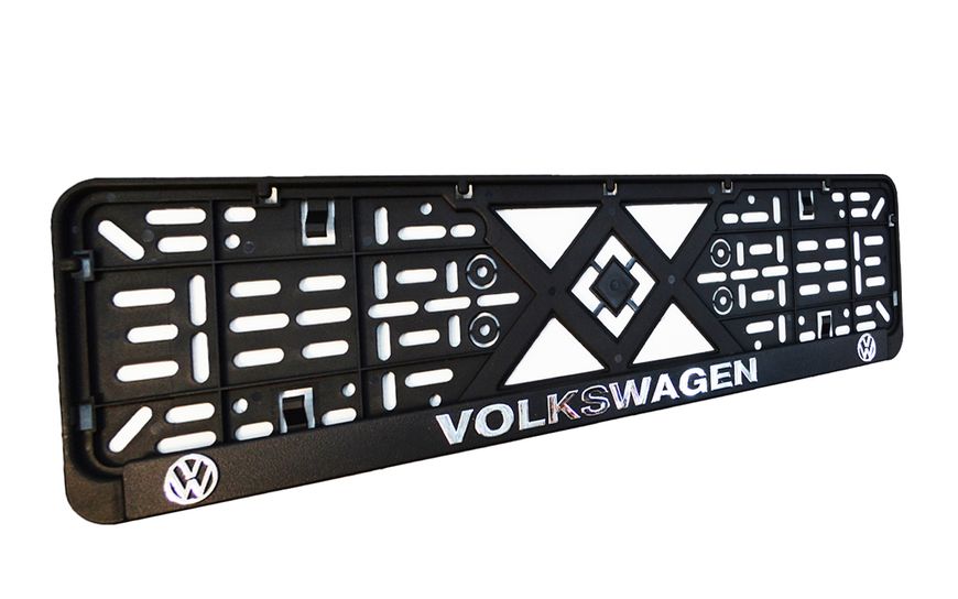 Рамка номерного знака с объемными буквами Volkswagen 52х13,5х2 см (2шт) 24-018 фото