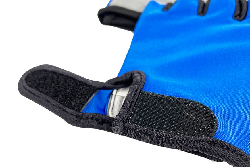Велоперчатки детские 4-6 лет размер S синие "FUNNY" 90943B-IS фото