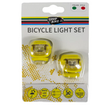 Ліхтар блимавка комплект "SILICON LED" в силіконовому корпусі 2шт жовті 92325Yellow-IS фото