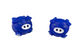 Ліхтар блимавка комплект "MUMPS" в силіконовому корпусі 2шт блакитні 90303Blue-IS фото 2