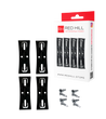 Атомобільні рамки-невидимки RedHill комплект на одне авто чорні (24-053-IS)