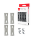 Атомобильные рамки-невидимки RedHill комплект на одно авто прозрачные (24-054-IS) 24-054-IS фото 1