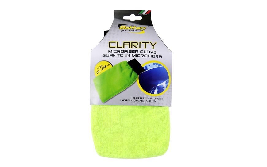 Перчатка для мытья авто микрофибра 25х15см "CLARITY" 32274-IS фото