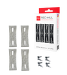 Атомобильные рамки-невидимки RedHill комплект на одно авто прозрачные (24-054-IS)