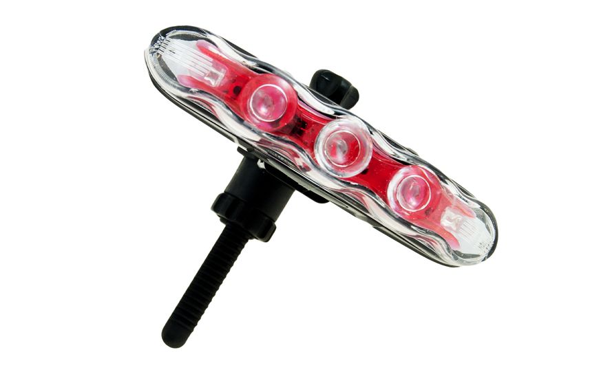 Фонарик красный свет водостойкий мигалка светодиодный 5 LED "EMMING" 2 режима 88324-IS фото